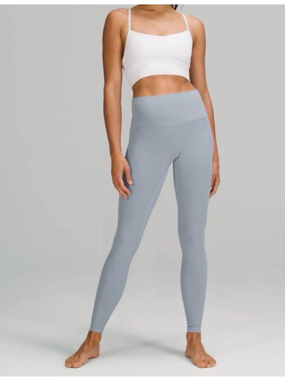 Lululemon athletica High-Waist Light Gray Women's Performance Leggings